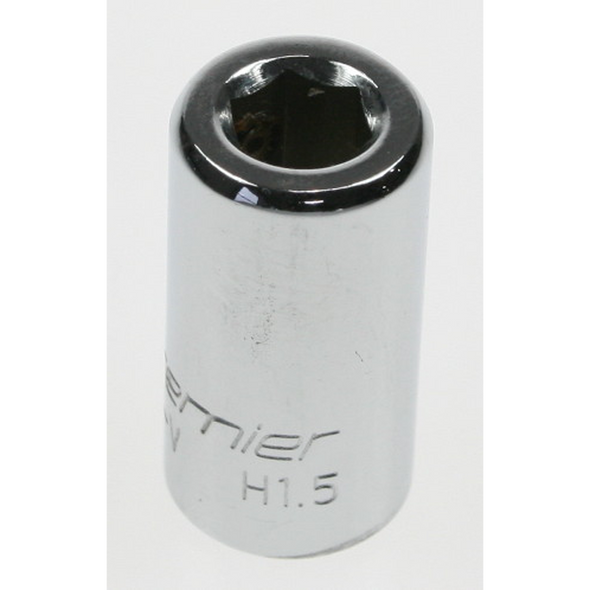 Sealey Socket 1/4"dr 1.5mm (c/w screw)