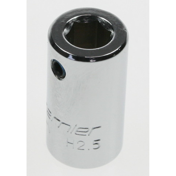 Sealey Socket 1/4"dr 2.5mm (c/w screw)