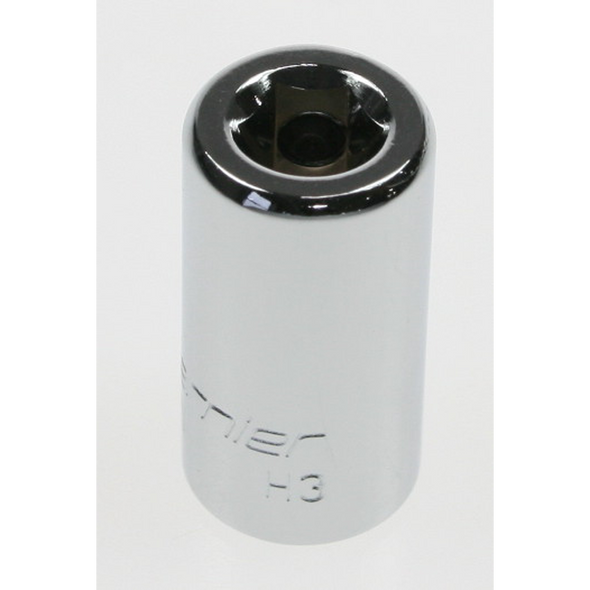 Sealey Socket 1/4"dr 3mm (c/w screw)