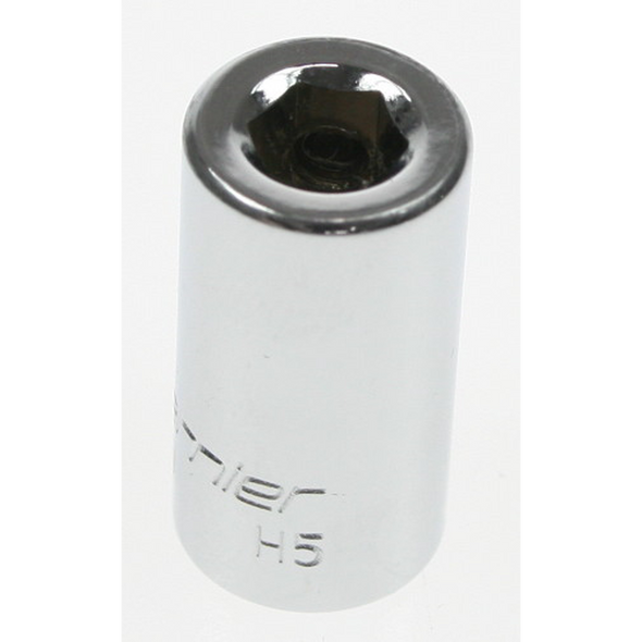 Sealey Socket 1/4"dr 5mm (c/w screw)