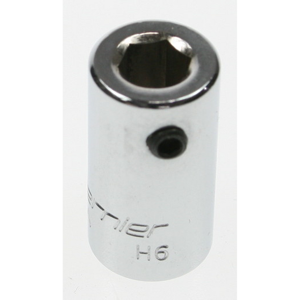 Sealey Socket 1/4"dr 6mm (c/w screw)