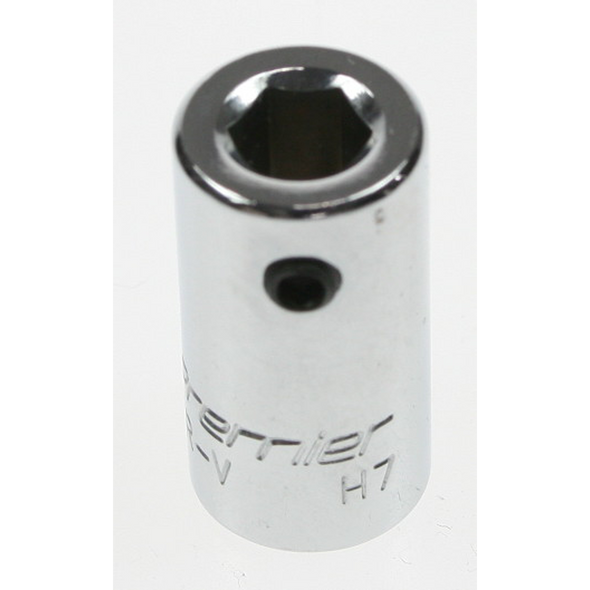 Sealey Socket 1/4"dr 7mm (c/w screw)
