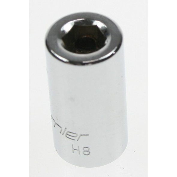 Sealey Socket 1/4"dr 8mm (c/w screw)