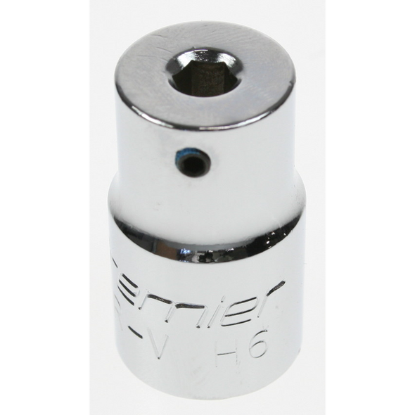 Sealey Socket 1/2"dr 6mm (c/w screw)