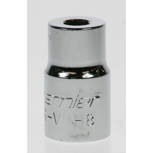 Sealey Socket 1/2"dr 8mm (c/w screw)