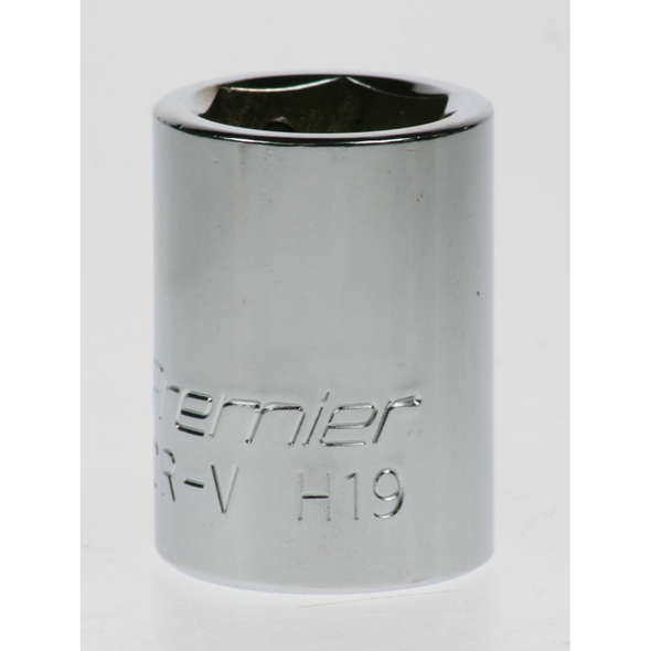 Sealey Socket 1/2"dr 19mm (c/w screw)