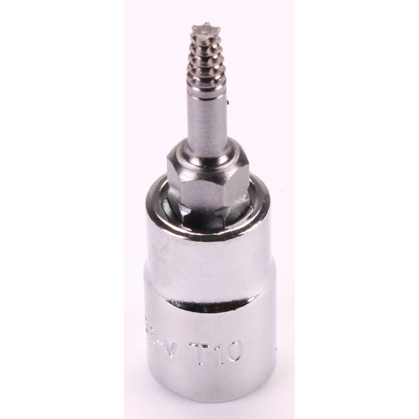 Sealey 1/4"Dr Trx-Star Socket Bit T10 (Lock-On)