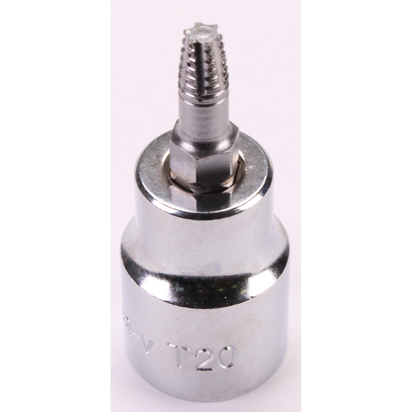 Sealey 3/8"Dr Trx-Star Socket Bit T20 (Lock-On)