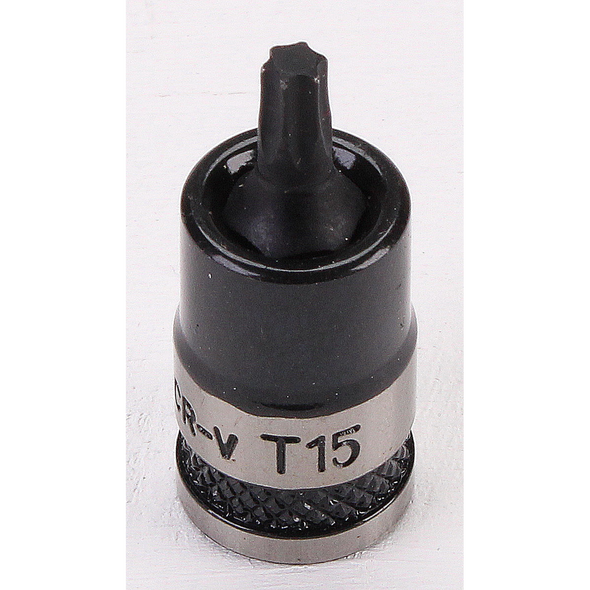 Sealey TRX-Star Socket Bit Stubby 1/4"Sq Drive T15 (B/S)