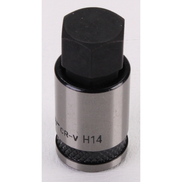 Sealey Hex Socket Bit Stubby 3/8"Sq Drive 14mm (B/S)
