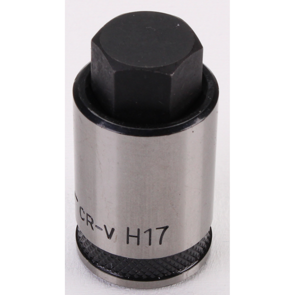 Sealey Hex Socket Bit Stubby 1/2"Sq Drive 17mm (B/S)