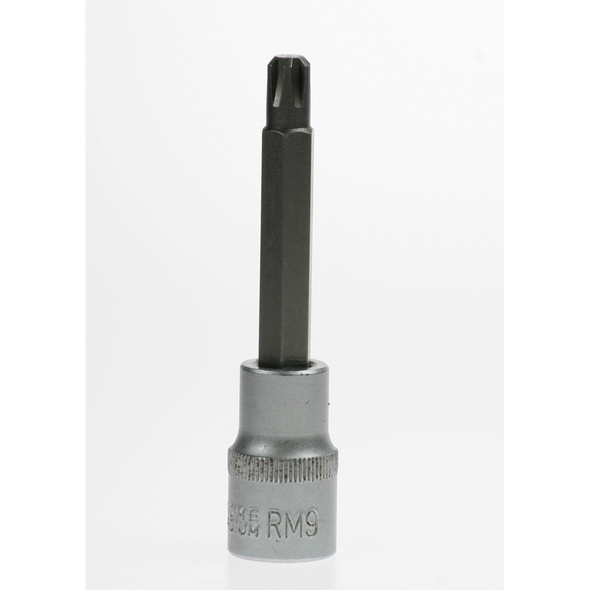 Sealey Ribe socket bit (m9) 1/2"dr 100mm 1/4 x 1/2"