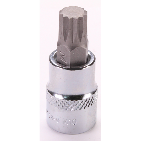 Sealey 3/8"Dr Spline Socket Bit M10 (Fully Polished)
