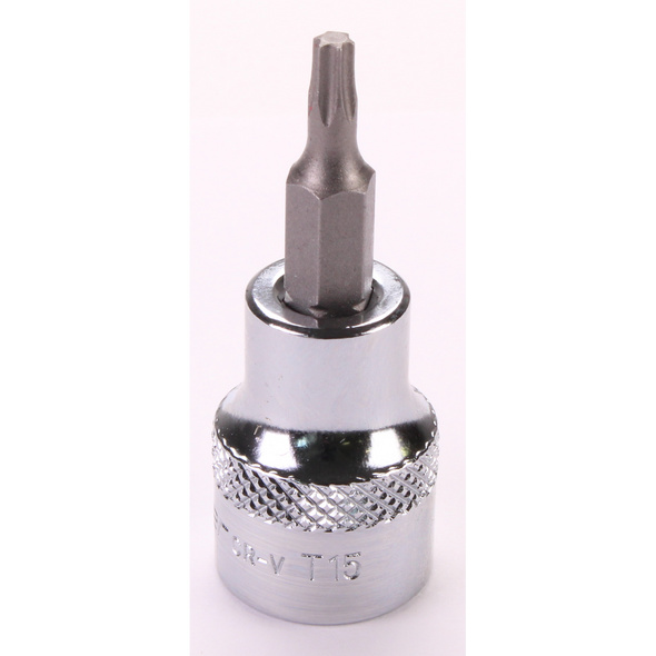 Sealey 3/8"Dr Trx-Star Socket Bit T15 (Fully Polished)