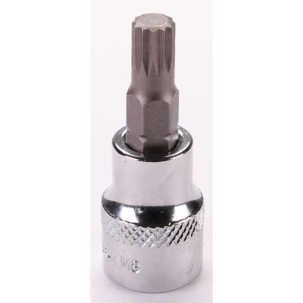 Sealey 3/8"Dr Spline Socket Bit M8 (Mirror Finish)
