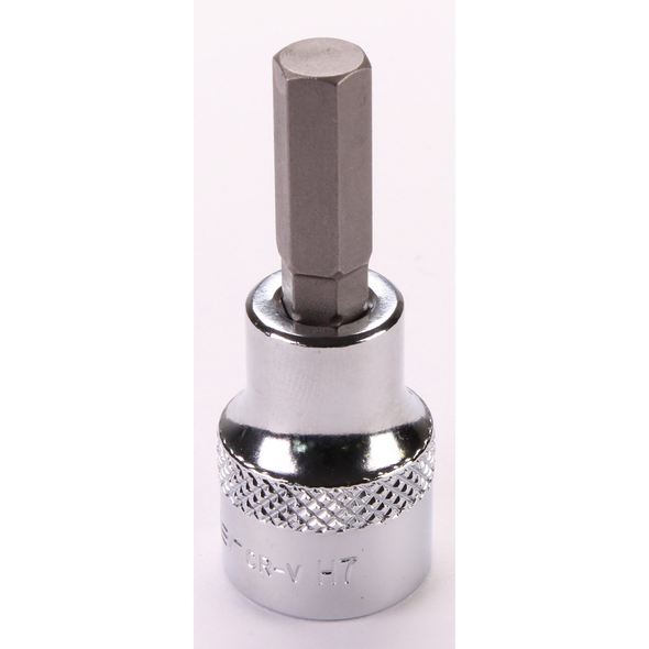 Sealey 3/8"Dr Hex Socket Bit 7mm (Mirror Finish)
