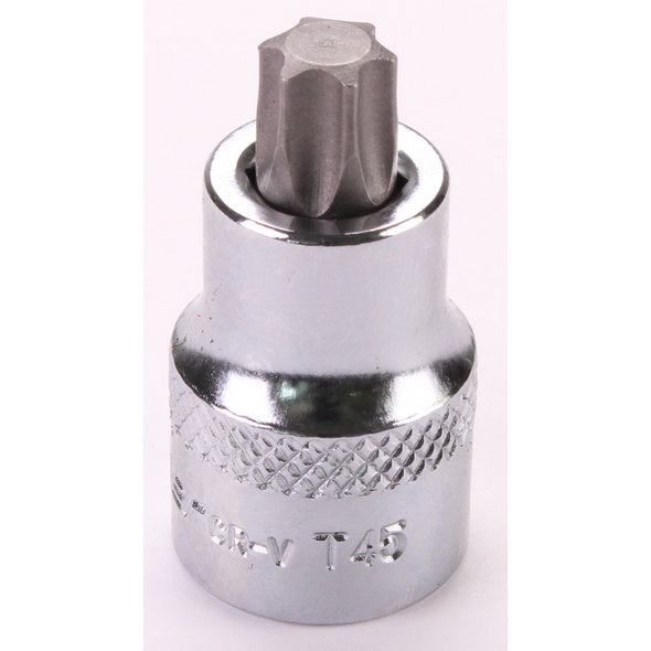 Sealey 3/8"Dr Trx-Star Socket Bit 'Stubby' T45 (Mirror Finish)
