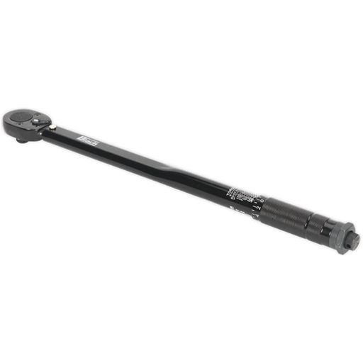 Sealey Micrometer Torque Wrench 1/2"Sq Drive Calibrated Black Series AK624B Sealey  - Town Parts
