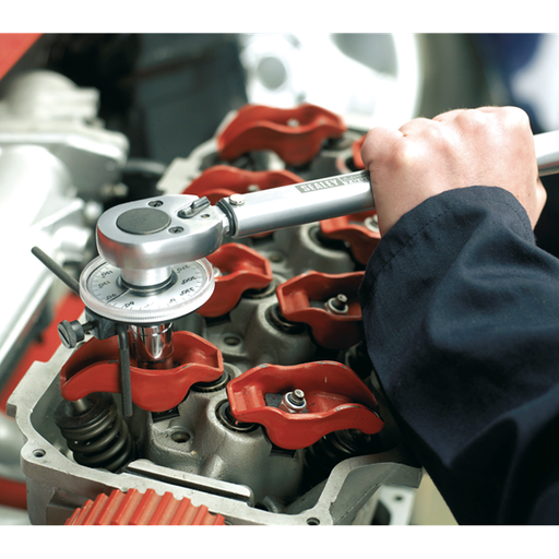 Sealey Micrometer Torque Wrench 1/2"Sq Drive Calibrated AK624 Sealey  - Town Parts