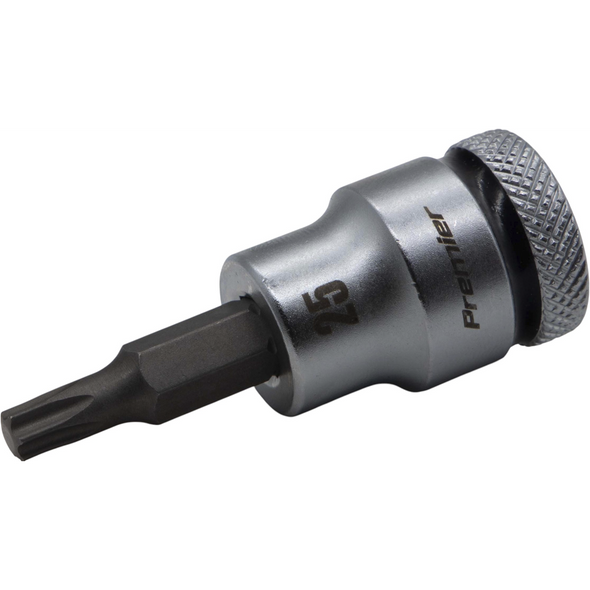 Sealey 3/8"Dr TRX-Star Socket Bit T25 (Black Coded Ring)