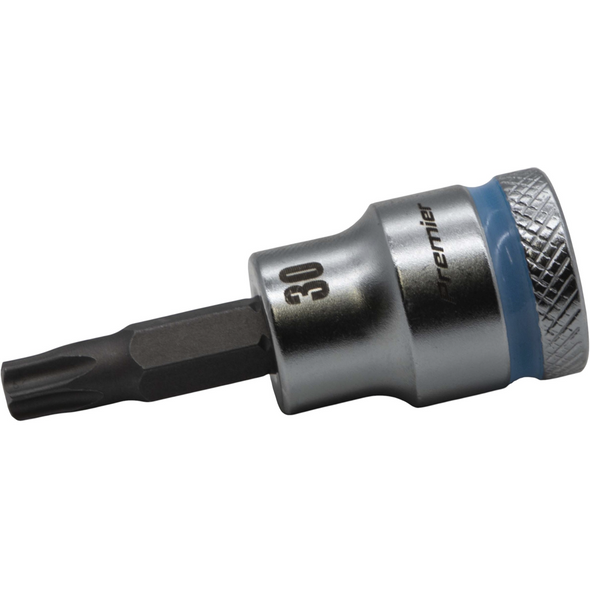 Sealey 3/8"Dr TRX-Star Socket Bit T30 (Cyan Coded Ring)