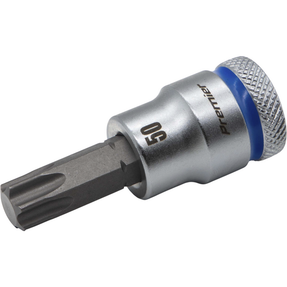 Sealey 3/8"Dr TRX-Star Socket Bit T50 (Blue Coded Ring)