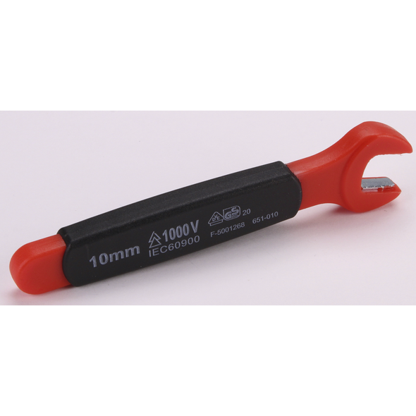 Sealey Insulated Open End Wrench 10mm