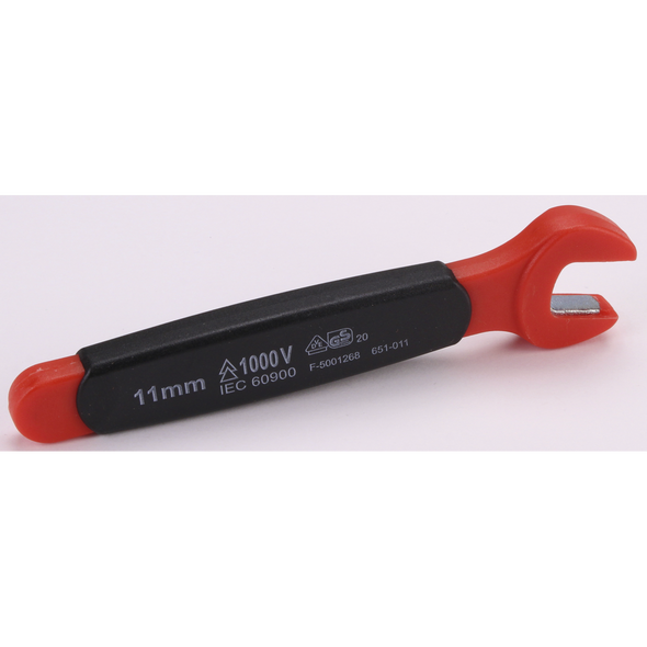 Sealey Insulated Open End Wrench 11mm