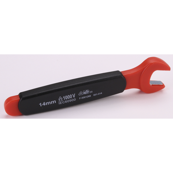 Sealey Insulated Open End Wrench 14mm