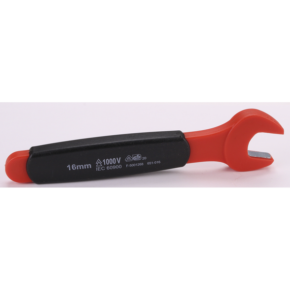Sealey Insulated Open End Wrench 16mm