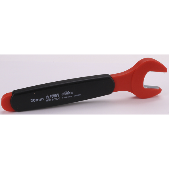 Sealey Insulated Open End Wrench 20mm
