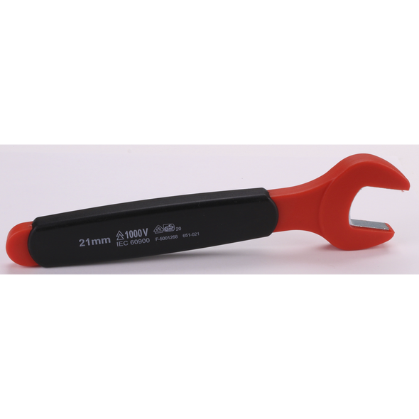 Sealey Insulated Open End Wrench 21mm