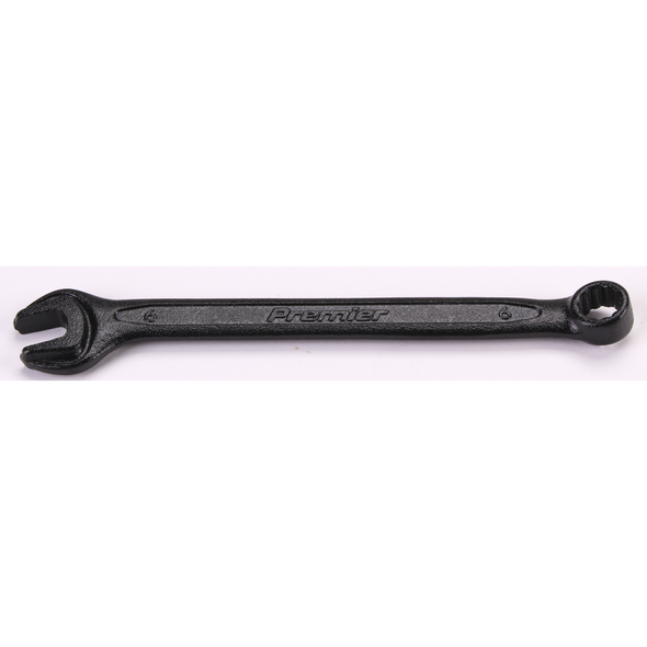 Sealey 15° Offset Open End/Ring Spanner 6mm 'Black Series'