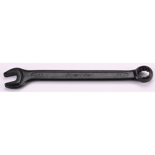 Sealey 15° Offset Open End/Ring Spanner 11mm 'Black Series'