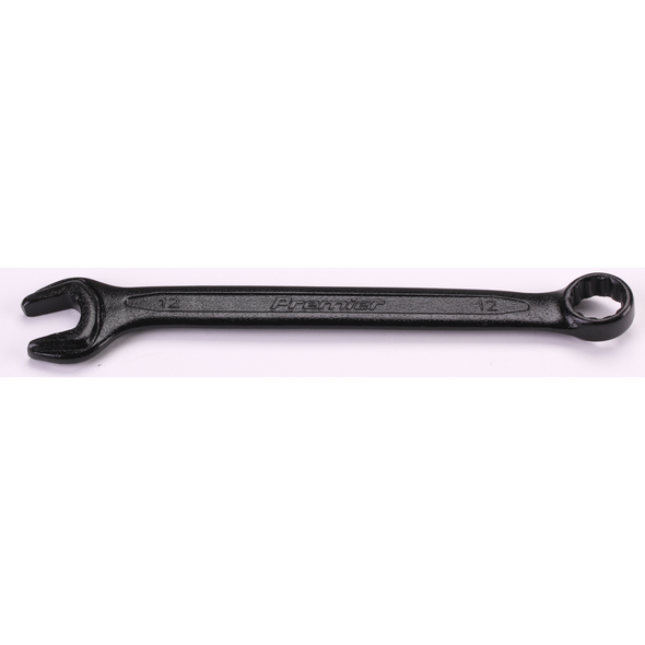 Sealey 15° Offset Open End/Ring Spanner 12mm 'Black Series'
