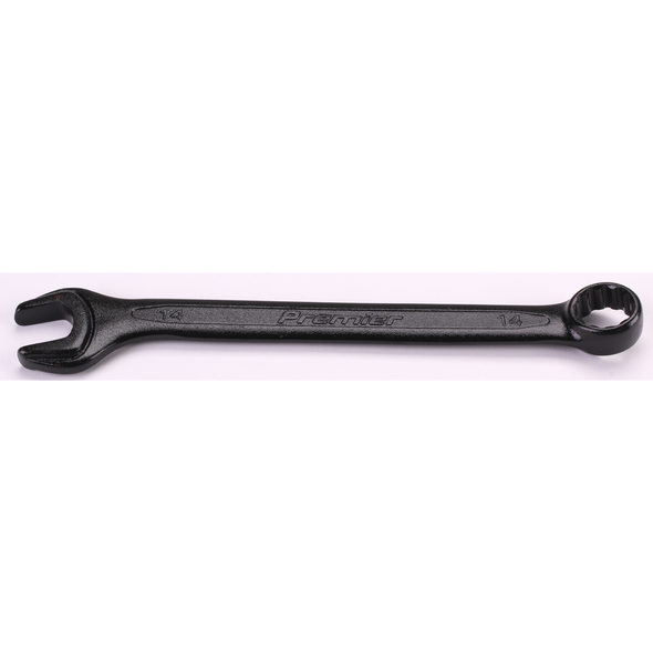 Sealey 15° Offset Open End/Ring Spanner 14mm 'Black Series'