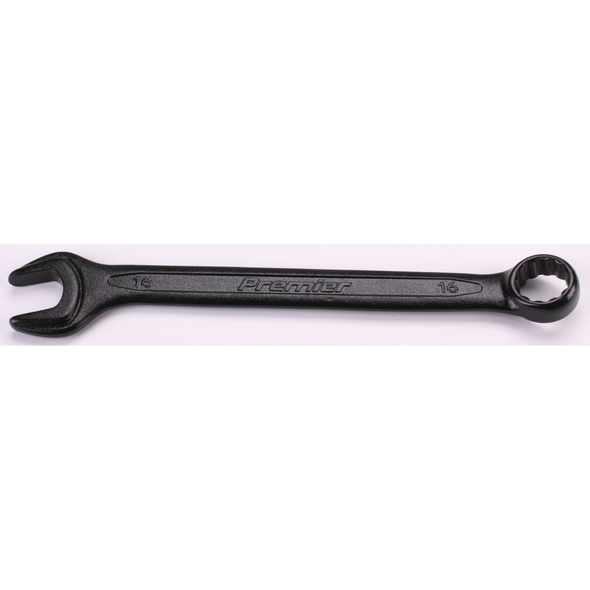 Sealey 15° Offset Open End/Ring Spanner 16mm 'Black Series'