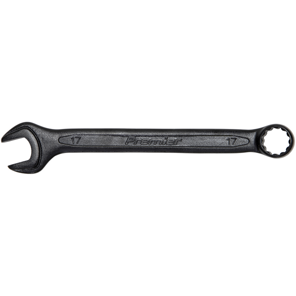 Sealey 15° Offset Open End/Ring Spanner 17mm 'Black Series'