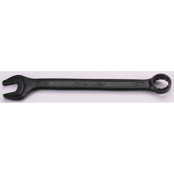 Sealey 15° Offset Open End/Ring Spanner 18mm 'Black Series'