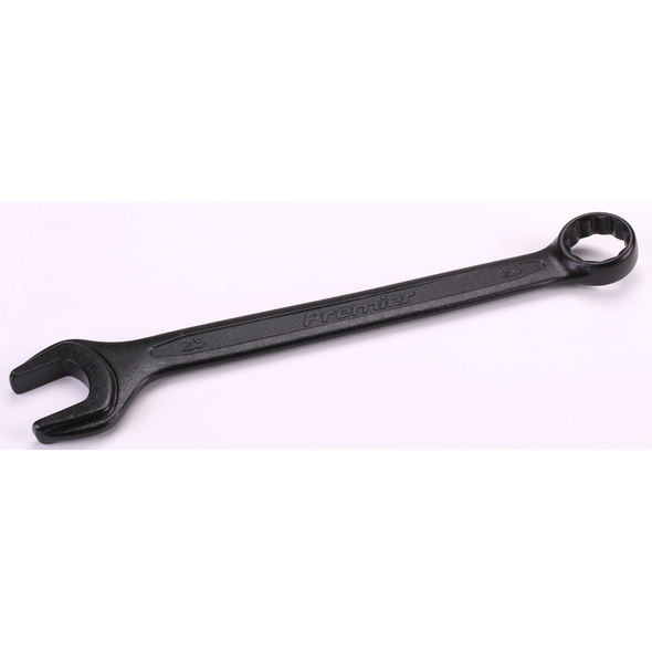 Sealey 15° Offset Open End/Ring Spanner 25mm 'Black Series'