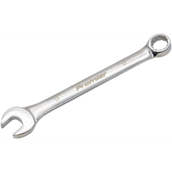 Sealey Combination Open & Ring Spanner 13mm (Fully Polished)
