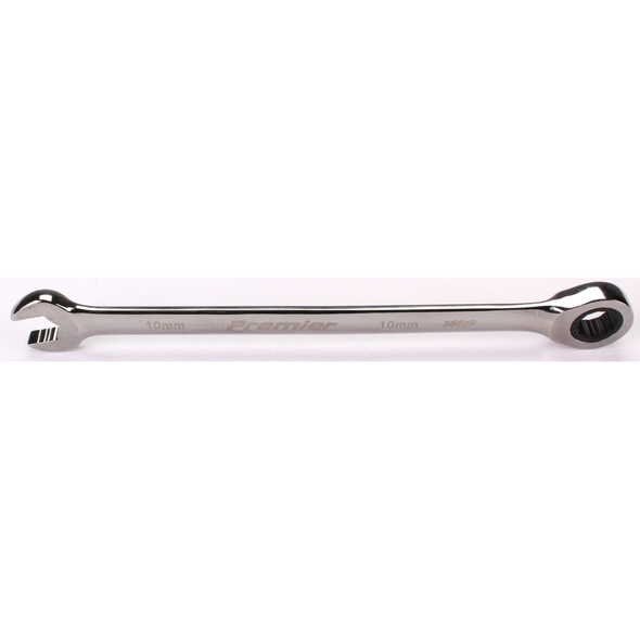 Sealey Comb. ratchet spanner 10mm (extra-long)