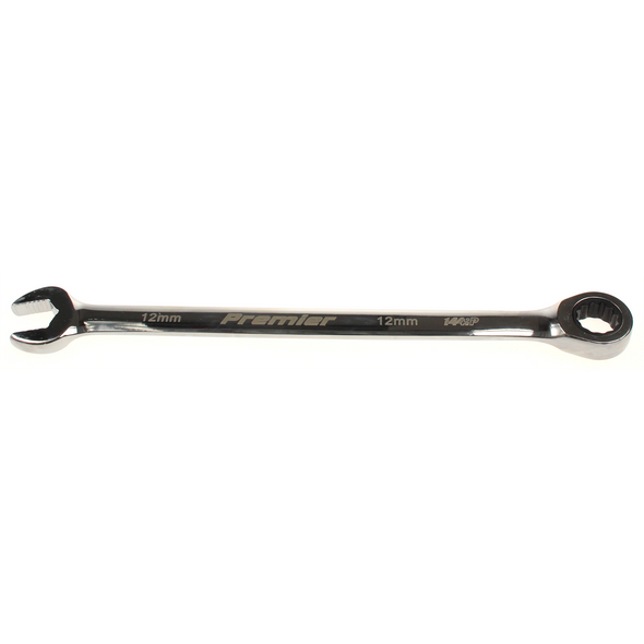 Sealey Comb. ratchet spanner 12mm (extra-long)