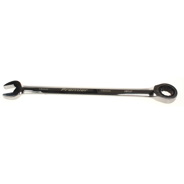 Sealey Comb. ratchet spanner 16mm (extra-long)
