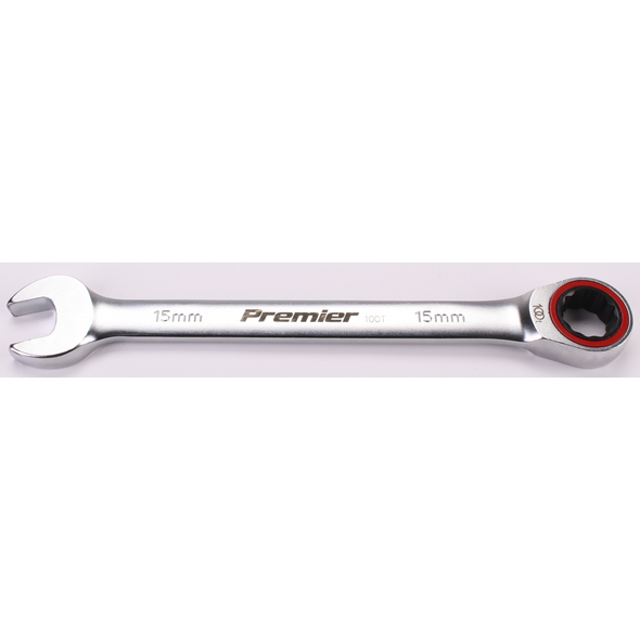 Sealey Ratchet Combination Spanner 15mm