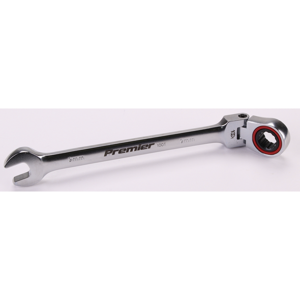Sealey Flex-Head Ratchet Comb. Spanner 9mm