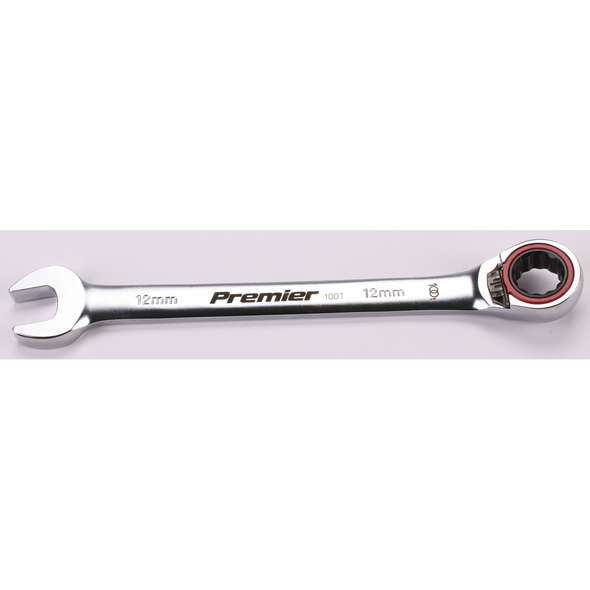 Sealey Reversible Ratchet Comb. Spanner 12mm