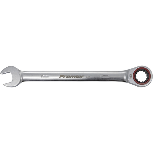 Sealey Combination Ratchet Spanner 11mm (Platinum Series)