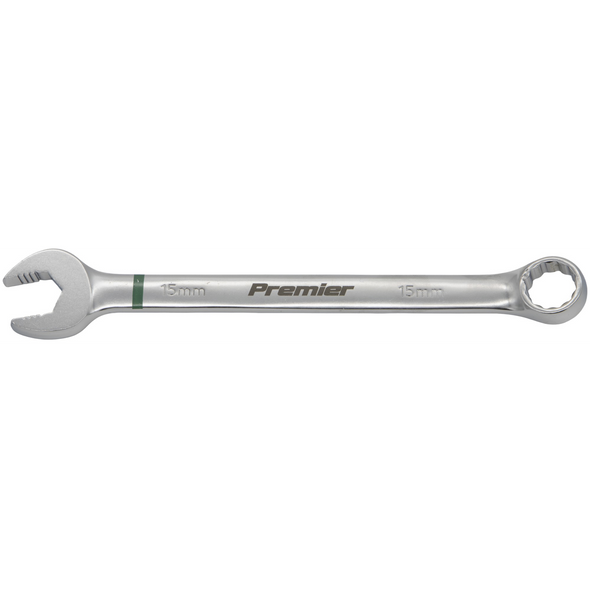 Sealey Combination Spanner 'Anti-Slip' 15mm (Platinum Series)