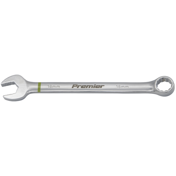 Sealey Combination Spanner 'Anti-Slip' 18mm (Platinum Series)
